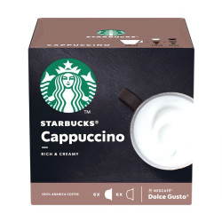 Pack de 12 capsules Dolce Gusto Starbucks Nescafé Cappuccino