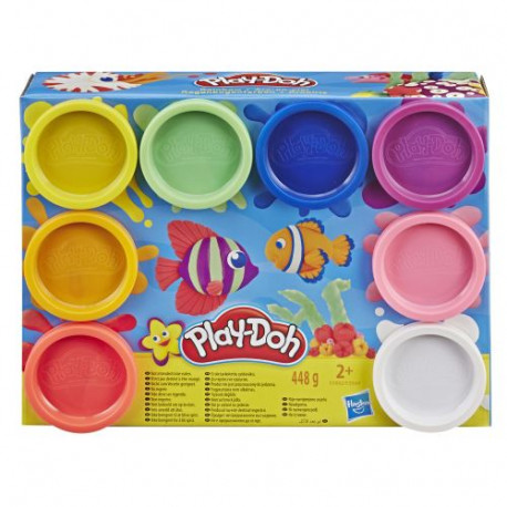 8 Boîtes de pâte à modeler Play-Doh La Pate Arc-en-ciel Modèle aléatoire