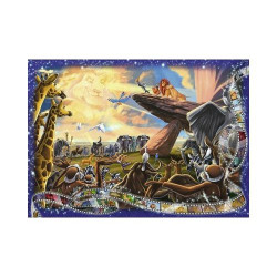 Puzzle 1000 pièces Nathan Le Roi Lion Collection Disney