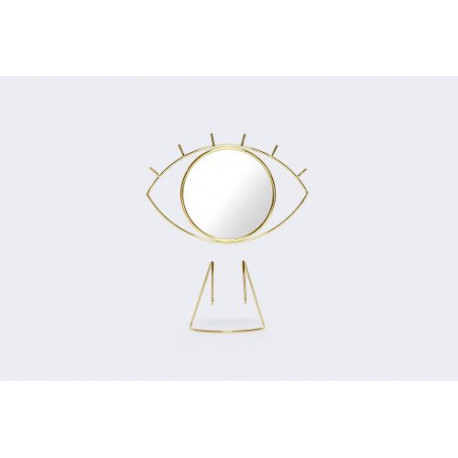 Miroir à poser Doiy Cyclope Doré