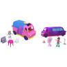 Playset véhicule avec poupée Polly Pocket Pollyville Modèle aléatoire