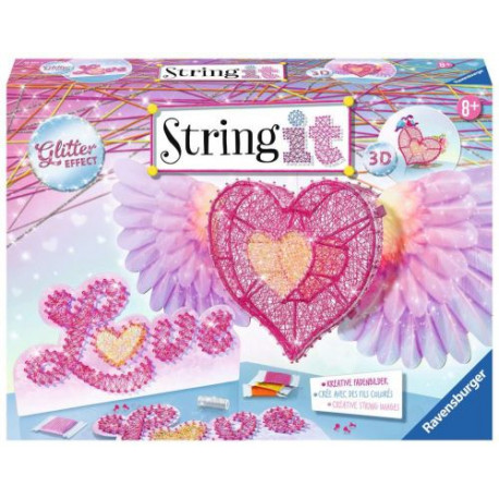Kit créatif Ravensburger String It maxi Cœur 3D