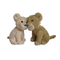 Pack de 2 peluches Disney Le Roi Lion Simba et Nala 17 cm