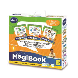 Pack de trois livres Vtech MagiBook Mes premiers apprentissages