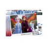 Puzzle 100 pièces Nathan Un monde magique Disney La Reine des Neiges 2