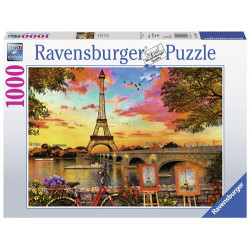 Puzzle 1000 pièces Ravensburger Les quais de Seine
