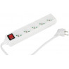 Multiprise Temium Blanc 1.5 m + Interrupteur