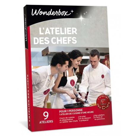 Coffret cadeau Wonderbox L'atelier des chefs