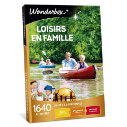 Coffret cadeau Wonderbox Loisirs en famille