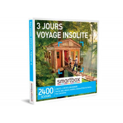 Coffret cadeau Smartbox 3 jours voyage insolite