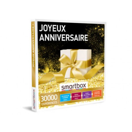 Coffret cadeau Smartbox Joyeux anniversaire