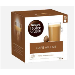 Boîte de 16 capsules Nescafe Dolce Gusto Café au Lait