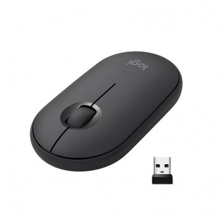 Souris silencieuse sans fil Logitech Pebble M350 Noir