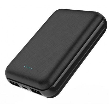 Batterie externe On Earz Mobile Gear Powerbank 10000 mAh 2.1A Polymère Noir
