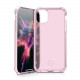 Coque Transparente Itskins Spectrum Rose pour iPhone 11