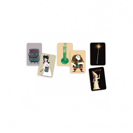 Jeu de cartes Djeco Magic School