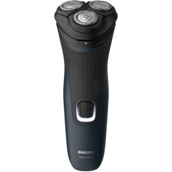 Rasoir électrique à sec Séries 1000 Philips Noir et Bleu