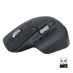 Souris sans fil silencieuse Logitech MX Master 3 Noir