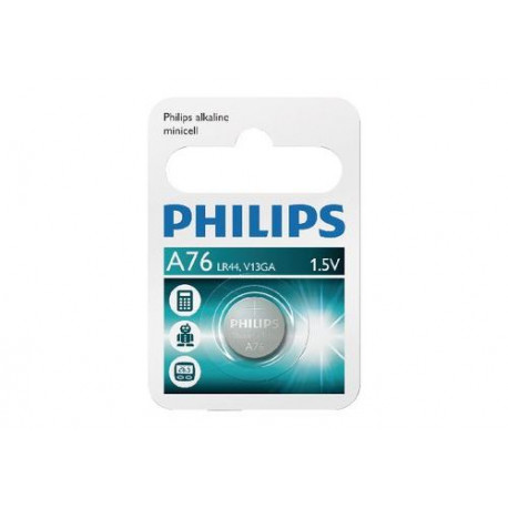 Batterie type LR44 Alcaline A76 Philips