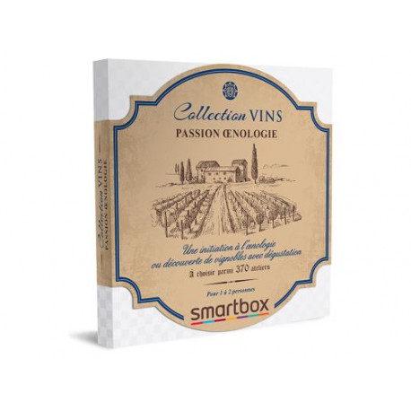 Coffret cadeau Smartbox Passion œnologie