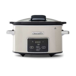 Mijoteuse électrique programmable Crock-Pot 3,5 L Gris et Chrome