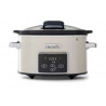 Mijoteuse électrique programmable Crock-Pot 3,5 L Gris et Chrome