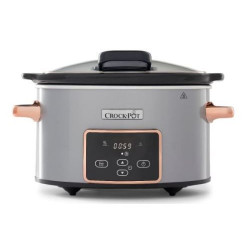 Mijoteuse électrique programmable Crock-Pot 3,5 L Argent et Cuivre