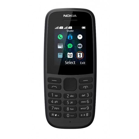 Téléphone mobile Nokia 105 Double SIM Noir
