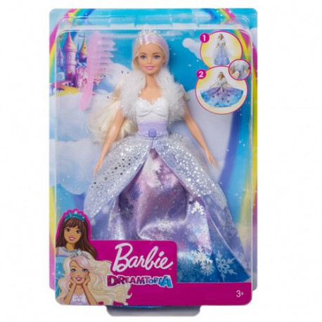 Poupée Barbie Princesse Flocons Dreamtopia