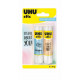 UHU LOT DE 2 STIC BLANC 21G PASTEL