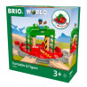 Plaque tournante et personnage Brio World