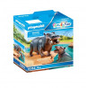 Playmobil Le parc animalier 70354 Hippopotame et son petit