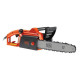 BLACK+DECKER - Tronçonneuse électrique 35cm 1800W - CS1835-QS - Pignons métalliques pour une durée de vie supérieure