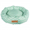 MPETS Coussin Tasmania - Bleu et blanc - Pour chat