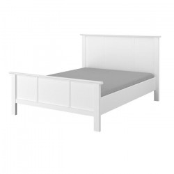 PARISOT MANON Lit adulte 160 x 200 cm - Classique - Blanc