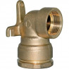 SOMATHERM Raccord laiton pour tube PE - Applique murale - Femelle 1/2''