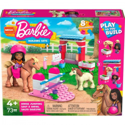 Mega Construx - Barbie - Saut Equestre - Jouet De Construction