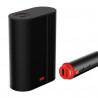 Haut-parleur portable Knog Bluetooth avec une petite batterie PWR Sound Noir