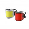 Set d’éclairage Knog KN439 Jaune et Rouge