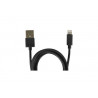 Câble Lightning vers USB Wefix 1m Noir