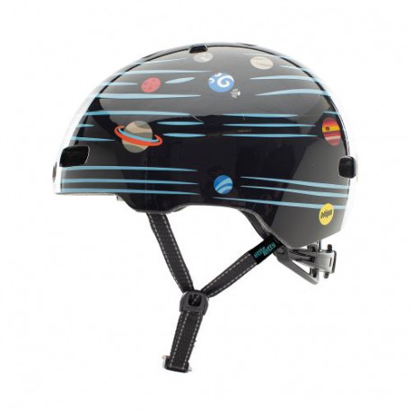 Casque réfléchissante Nutcase Little Nutty Defy Gravity Noir Taille S
