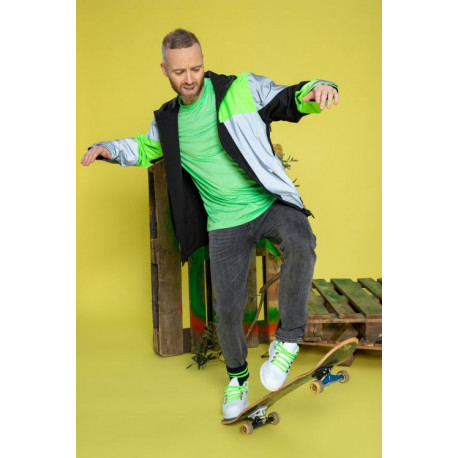 Veste Vélo réfléchissante réversible Urban Circus POP Vert S