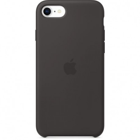 Coque en silicone Apple Noir pour iPhone SE 2020