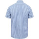 Chemise homme rayée manches courtes / Blue / bleu