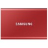 Disque SSD Externe Samsung Portable T7 1 To USB 3.2 Rouge métallique
