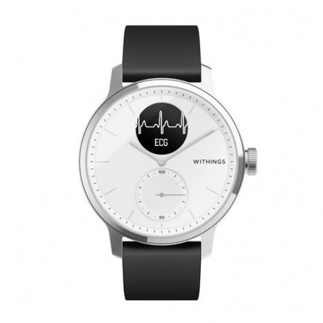 Montre connectée Withings Scanwatch 42mm Blanc