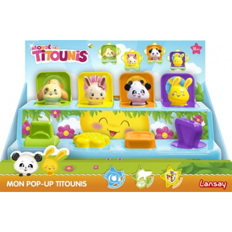 Jeu d’éveil Lansay Titounis mon pop up