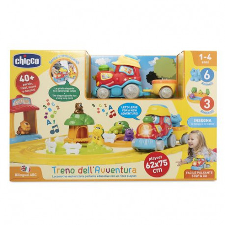 Train de l'aventure Chicco Bilingue