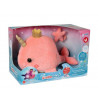 Peluche Gipsy Bellabloo le Narval musical et lumineux 35 cm