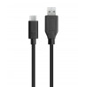 Câble USB Type C vers USB 3.0 Erard 2 m Noir